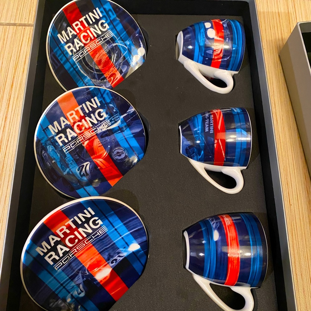 🆕 Porsche 917 Martini Racing n° 21 limited edition espresso and Saucer